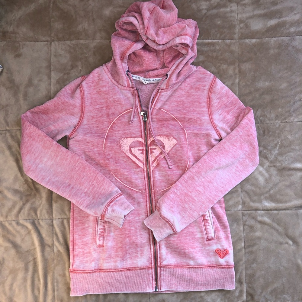 Roxy Zip Up Hoodie Size S